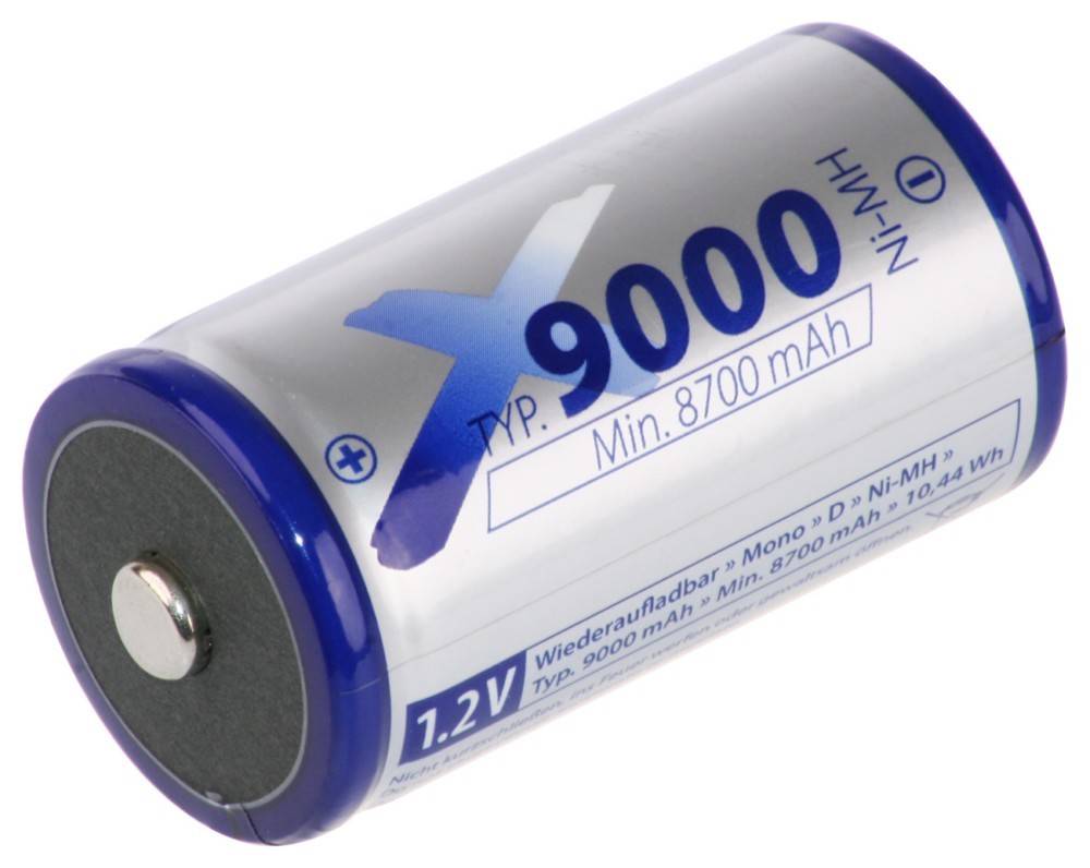 Hückmann Akku 1,2V Mono D XD9000NIMH-0