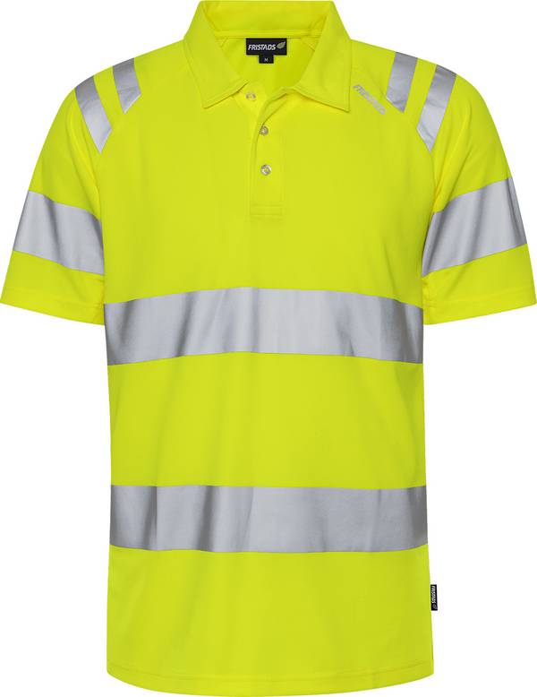 FRISTADS 301022-130 High Vis Green Funktions-Poloshirt Kl.3 7861 GPST  Gr.4XL Wa