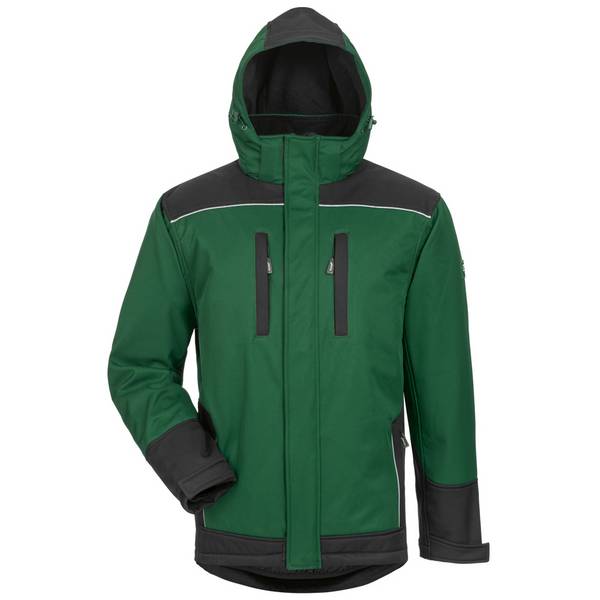 Gr .S (46/48) *ARGOS* WINTER-SOFTSHELLJACKE MIT KAPUZE grün *ARGOS* WINTER SOFTS
