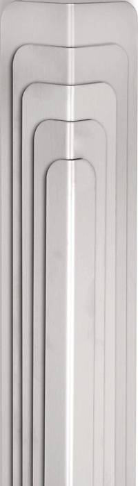 Eckschutzwinkel L.1500mm Schenkelhöhe 20x20mm VA 1.4301 geb.Korn 240-0