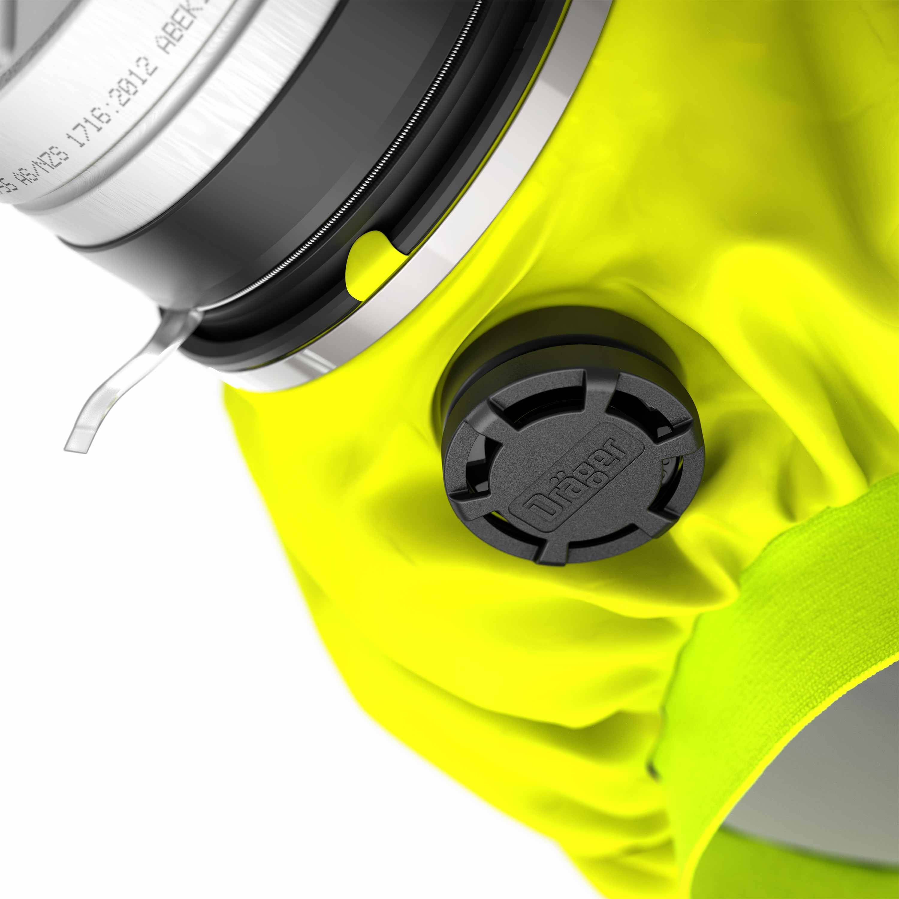 Dräger Brandschutzhaube PARAT 7520 mit ABEK CO P3 Fluchthaube Rettungshaube Filter Kohlenmonoxid Filter-1