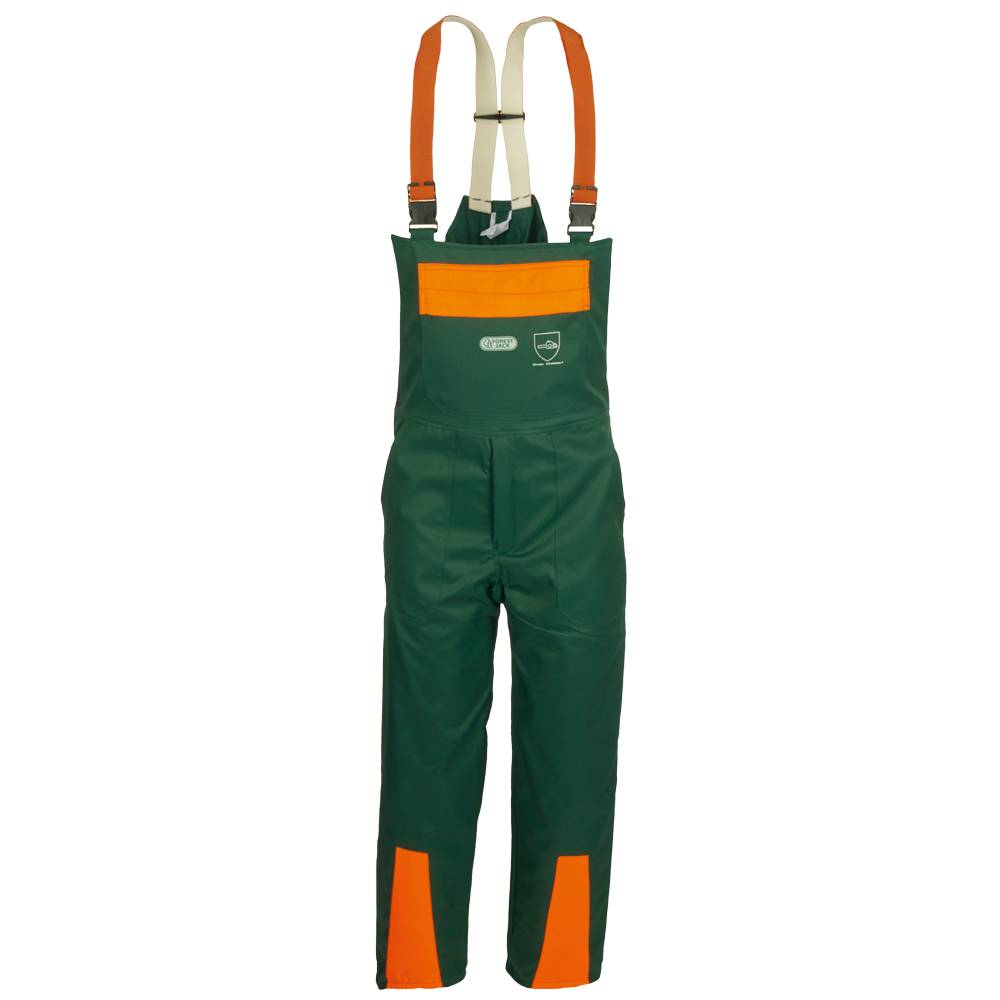 Gr .30 *KONIFERE* SCHNITTSCHUTZLATZHOSE GRÜN/ORANGE grün *KONIFERE* FOREST CUT P-0