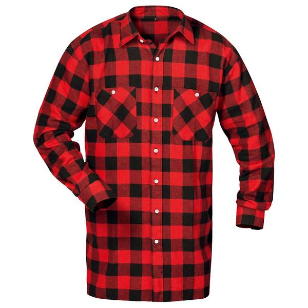 Gr .3XL (47/48) *SONORA* FLANELL-HEMD, ROT/SCHWARZ KARIERT rot *SONORA* FLANNEL