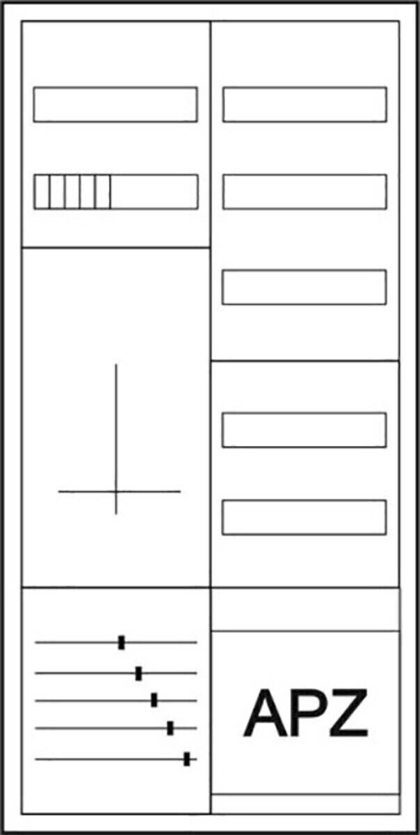 EATON - Zähler-Komplettschrank ZSD-ZV-1100/APZ-1