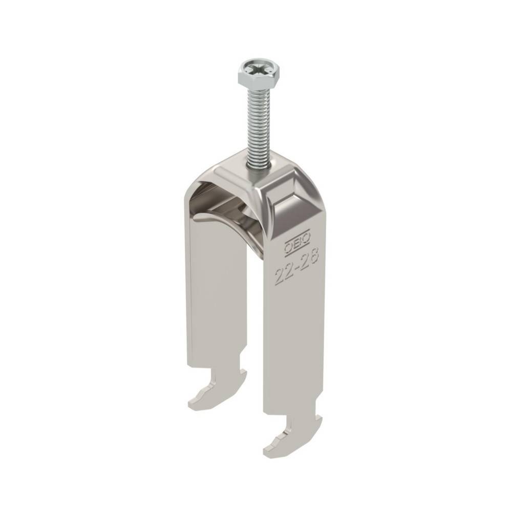 50 Stk. OBO Bettermann Bügelschelle BS-H2-M-28 A2-0