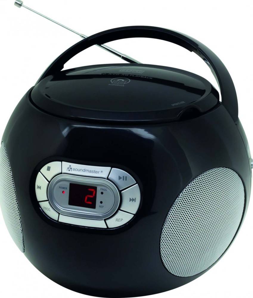 2 Stk. Soundmaster CD-Boombox SCD2120SW sw-0