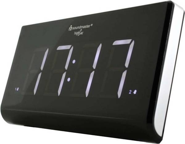 5 Stk. Soundmaster Uhrenradio UR8400 sw