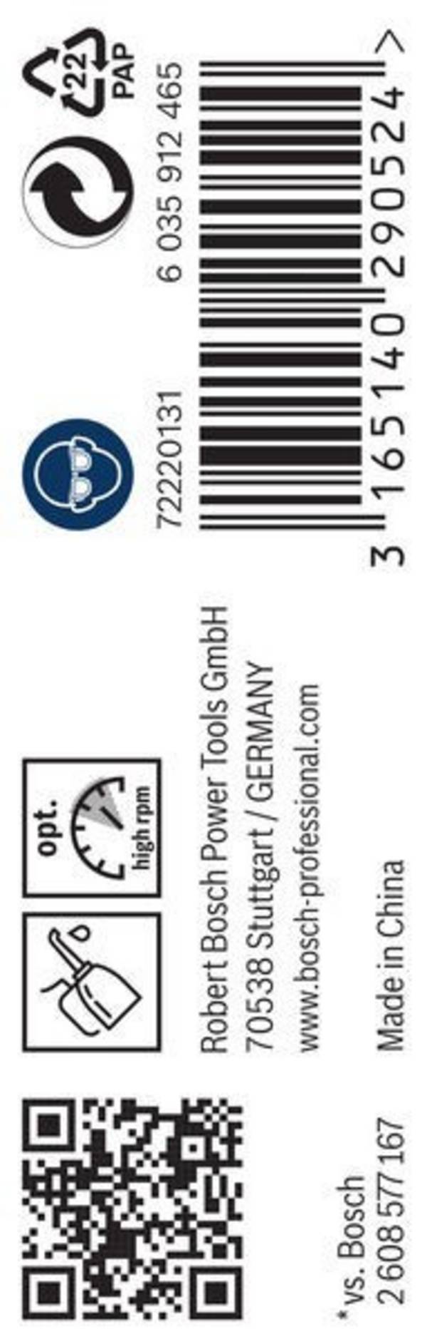 Bosch Power Tools PRO Metal HSS-G 2608595052
