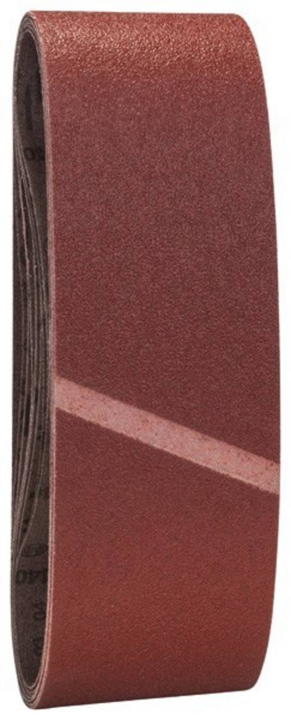 Schleifband-Set für Bandschleifer, 9-teilig, 75 x 457 mm, Körnung 60, 80, 100