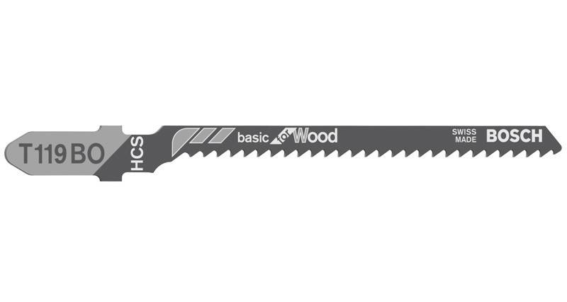 Bosch Power Tools Basic for Wood, 3er-Pack 260863-0