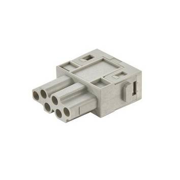 2 Stk. Harting Han E Push-In module fem.