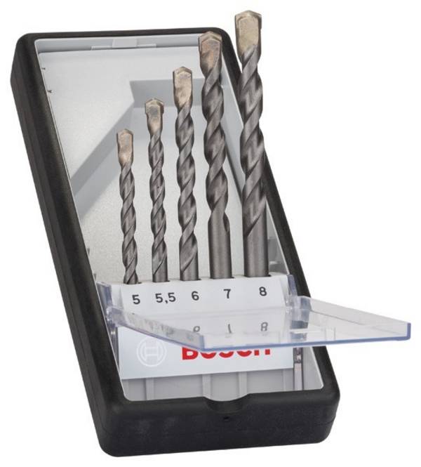 5-tlg. CYL-3 Betonbohrer-Set, Robust Line, 5–8 mm