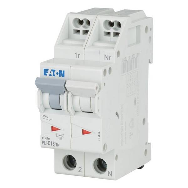Eaton Leitungsschutzschalter PLI-C16/1N