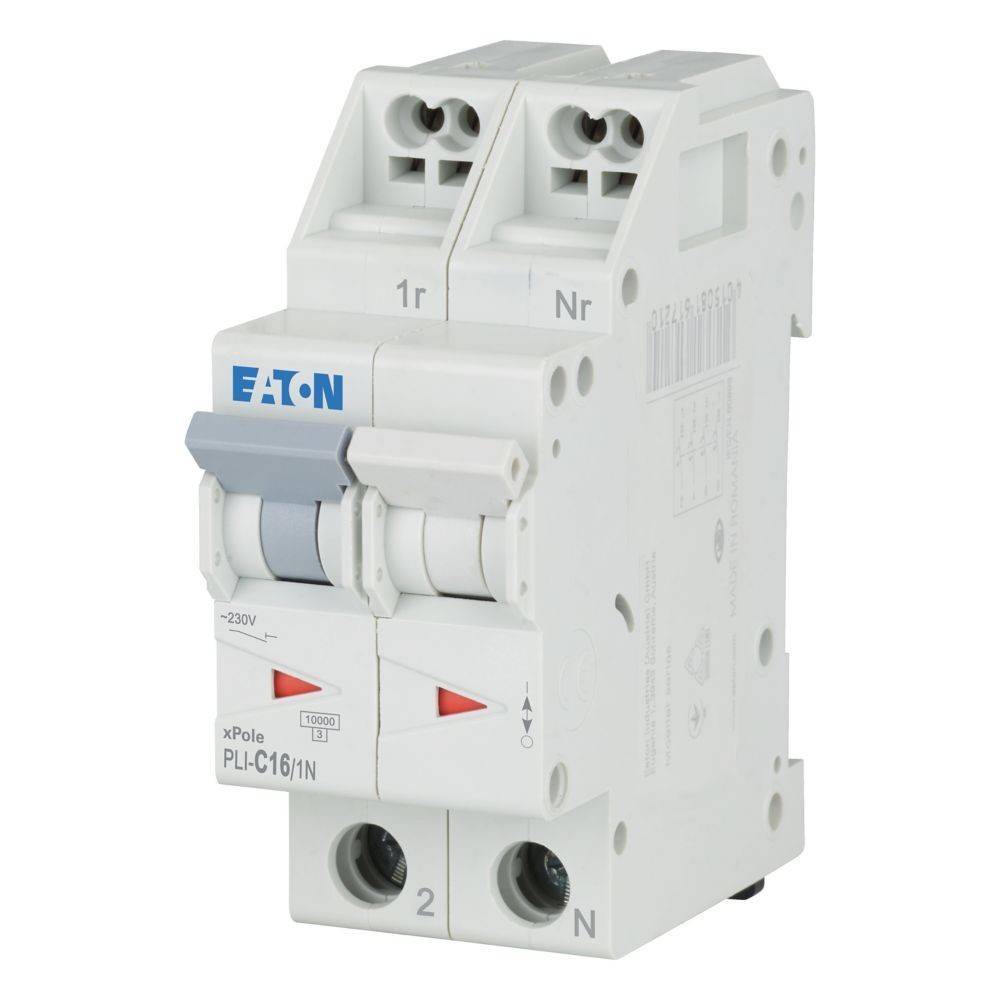 Eaton Leitungsschutzschalter PLI-C16/1N-0