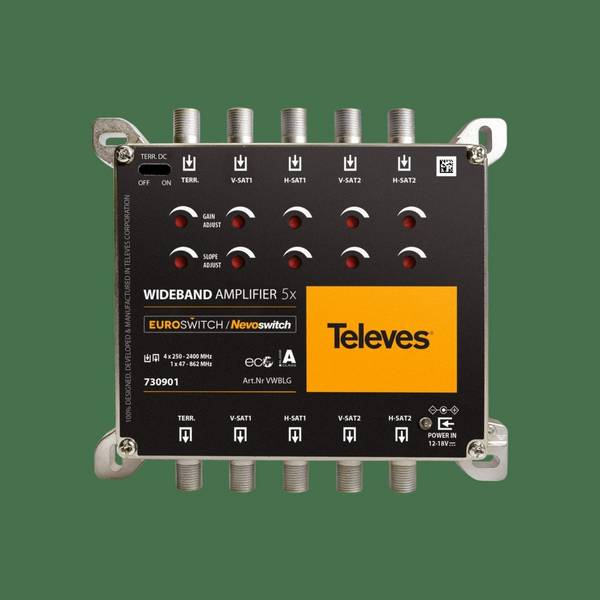 Televes 5-f. WideBand Verstärker VWBLG