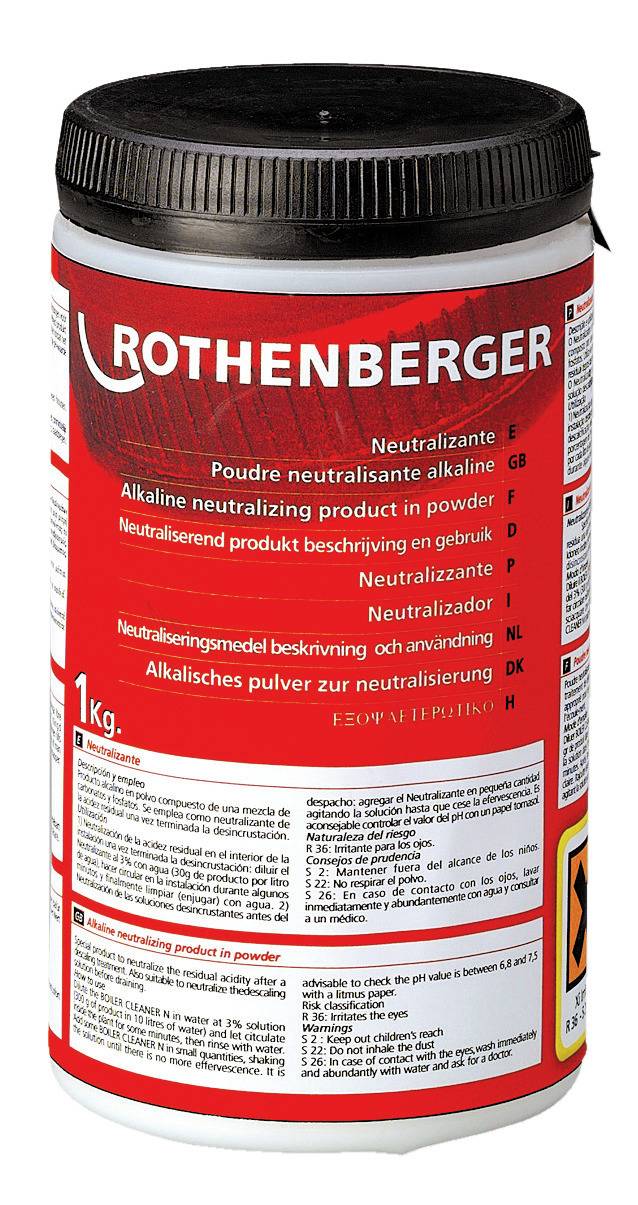 ROTHENBERGER Neutralisationspulver 1kg für alle ROCAL - 61115-0