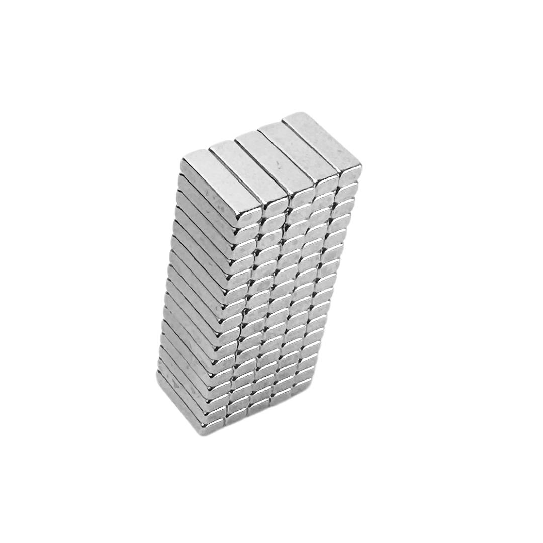 50 Stück Neodym Magnet 10mm x 5mm x 4mm Supermagnete hohe Haftkraft Quadermagnete-4