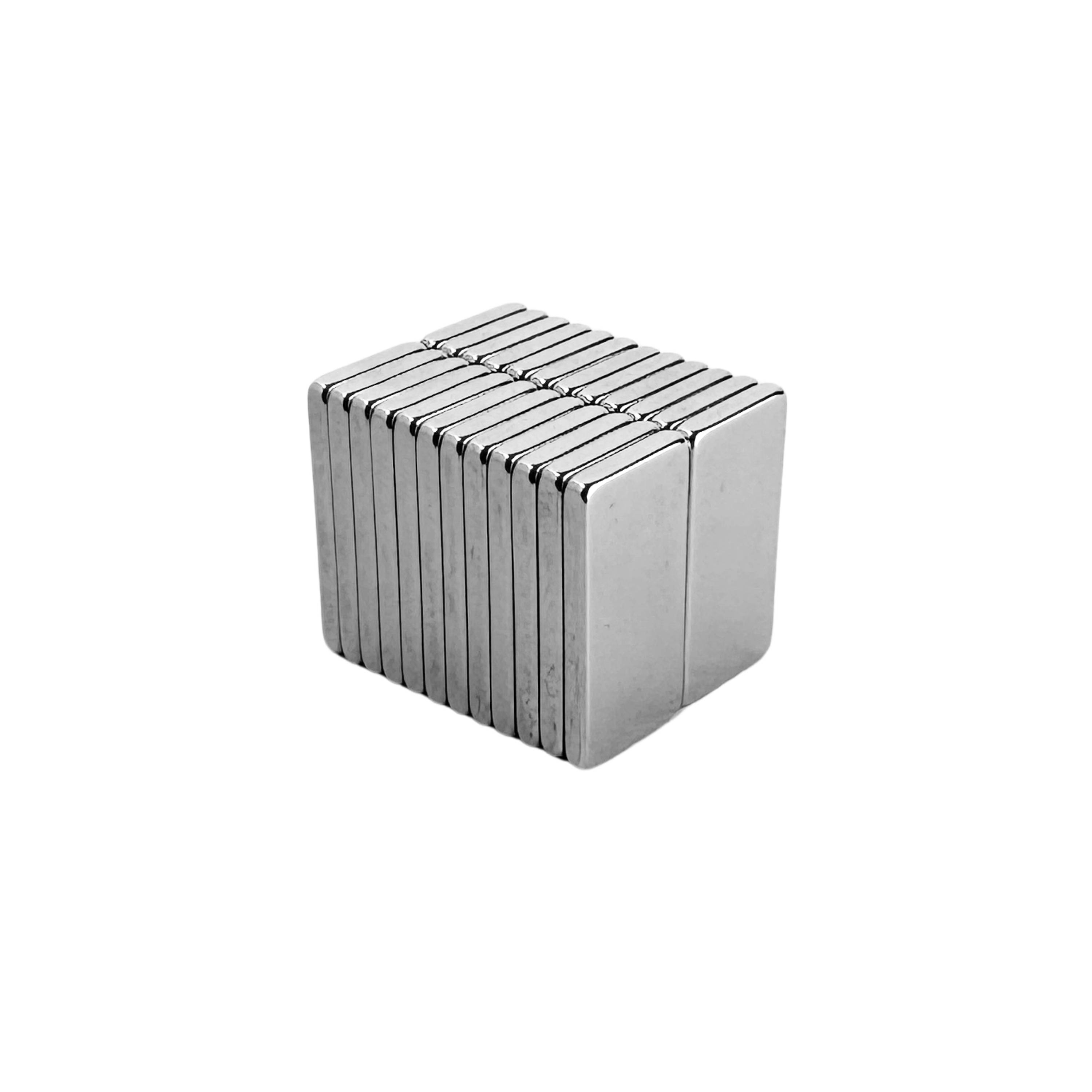 3 Stück Neodym Magnet 40mm x 20mm x 10mm Supermagnete hohe Haftkraft Quadermagnete-2