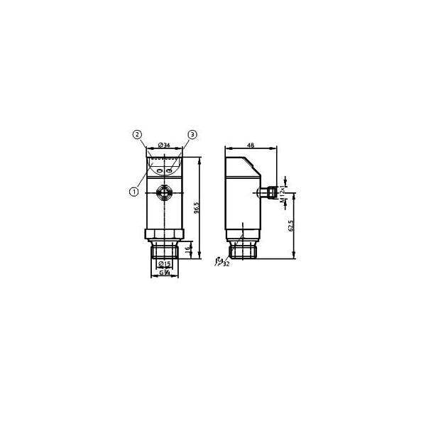 Ifm Electronic Combi-Drucksensor PY9954