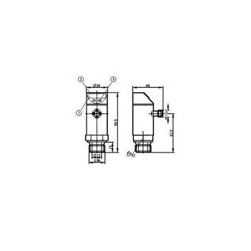 ifm Electronic PY9954, Drucksensor mit Display