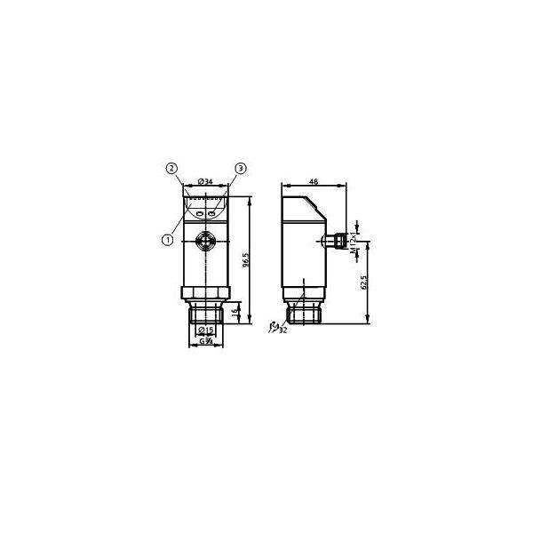 Ifm Electronic Combi-Drucksensor PY9954-0