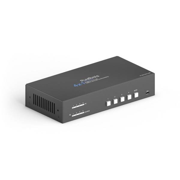 PureTools 4K HDMI KVM Switcher 4x1 PT-SW-HD41USB