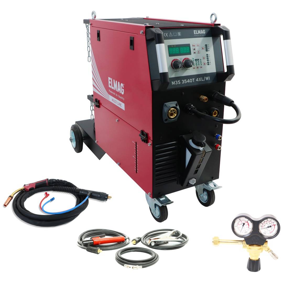 Schweißinverter M3S 3540T 4XL/WI/ECO-SET Schweißstrom 50-350A/ MMA/WIG 10-350A-0