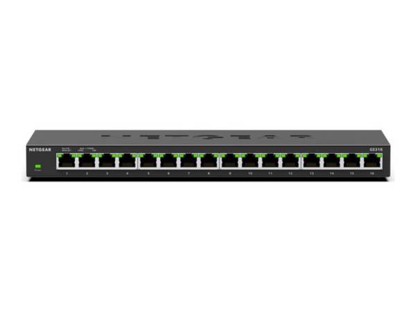 Netgear GS316v3 - Switch - unmanaged - 16 x 10/100/1000