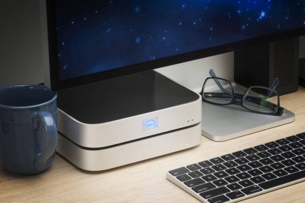 OWC miniStack STX - HDD/SSD-Gehäuse - 2.5/3.5" - M.2 - Serial ATA III - USB-2