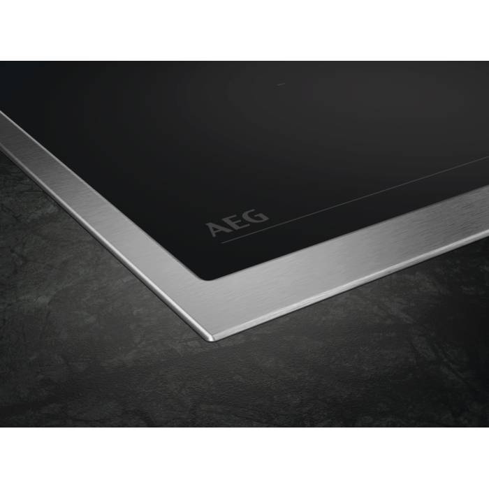 AEG Induktionskochfeld TO64IA0FXB | 60 cm | 4 Kochzonen | PowerBoost | Hob2Hood | Touch-Bedienung | Edelstahl-Rahmen-1
