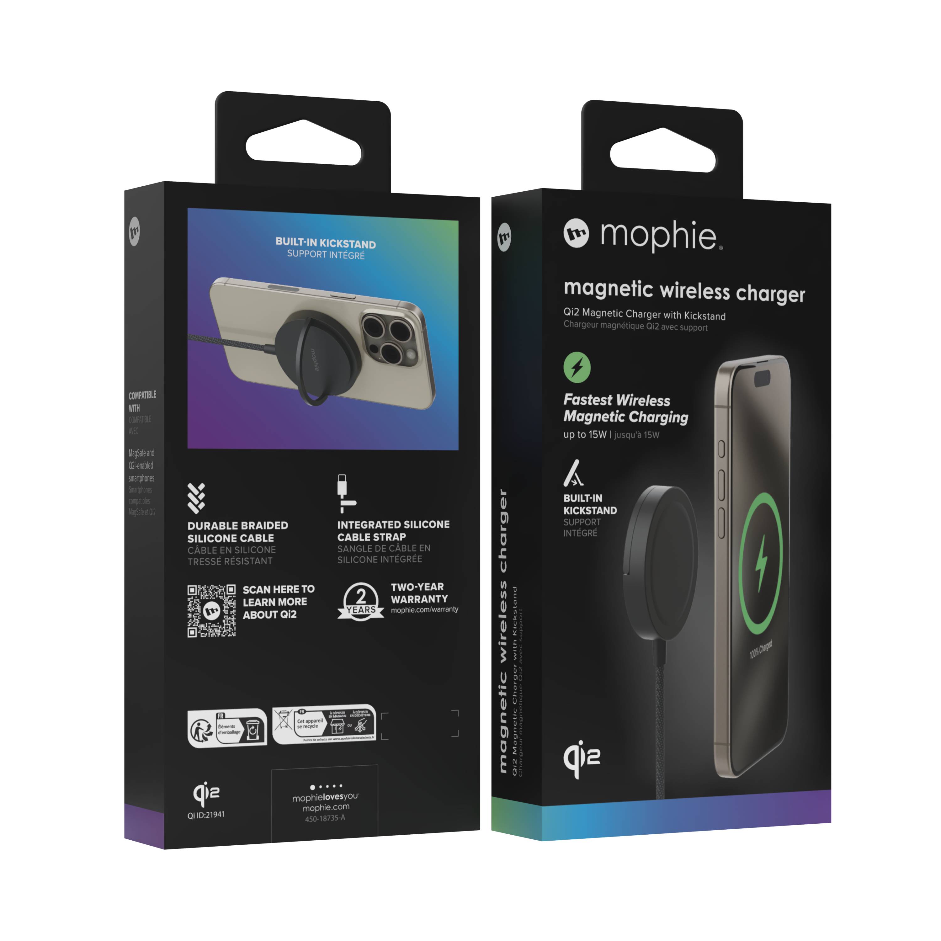 mophie Induktive Ladematte - 15 Watt - Fast-4