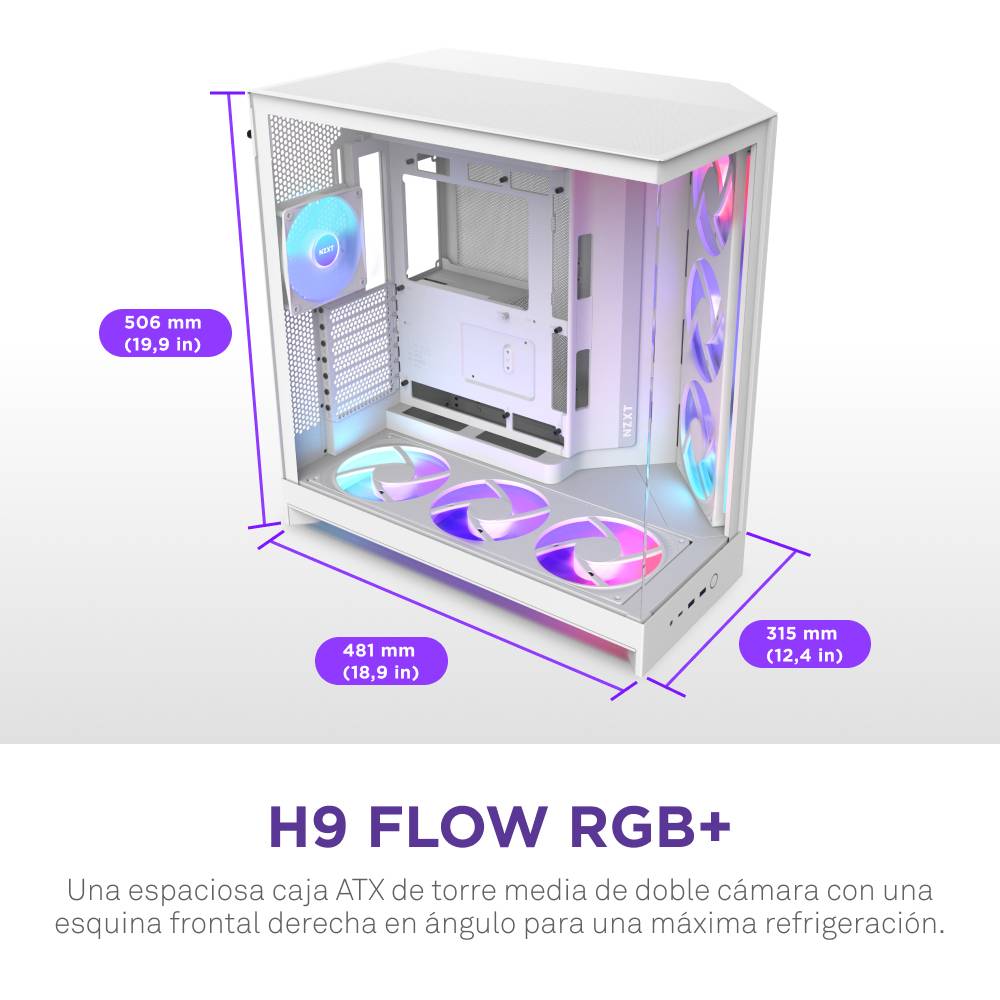 NZXT H9 Flow RGB+ Gehäuse Midi-/Mini-Tower-2