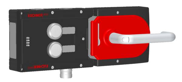 Euchner MGB-L2H-ARA-R-121112, Zuhalteset, Magnetkraft mit 2 Taster, inkl. Beschriftungsträger, P/n: 121112