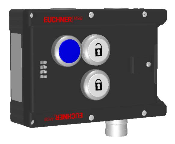 Euchner MGB-L2-ARA-AD3A1-S1-R-110860, Zuhaltemodul, Magnetkraft mit 3 Taster, P/n: 110860-0