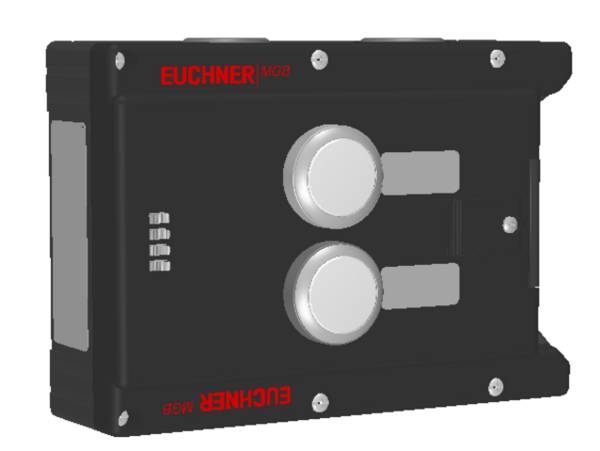 Euchner MGB-L2-ARA-AL2A1-M-R-121172, Zuhaltemodul, Magnetkraft mit 2 Taster, inkl. Beschriftungsträger, P/n: 121172