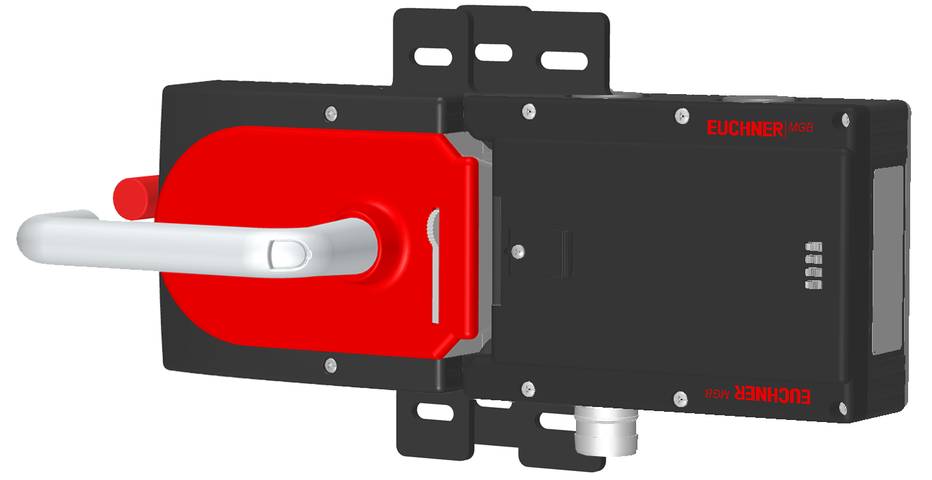 Euchner MGB-L0HE-APA-L-112602, Verriegelungssetohne Bedien- oder Anzeigeelemente, auf Montageplatten, P/n: 112602-0