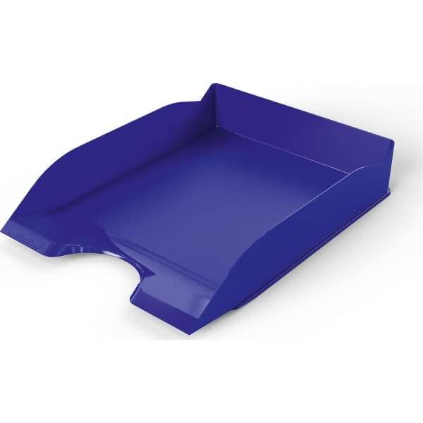 Briefablageschale BASIC A4 stapelbar blau-1