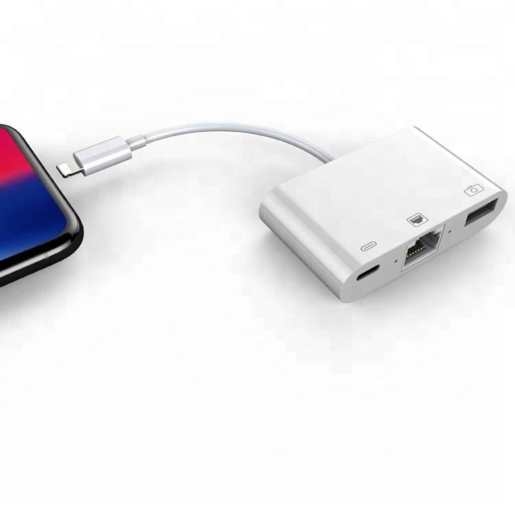 Lightning auf Ethernet und USB Kamera Adapter (3-in-1)-2