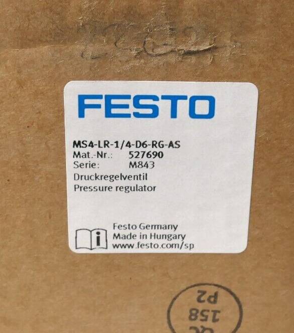 Festo Druckregelventil MS4-LR-1/4-D6-A8-AS ( 527690 )-1
