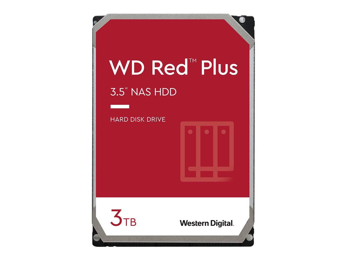 WD Red Plus WD30EFPX - Festplatte - 3 TB - intern - 3.5" (8.9 cm)SATA - Puffer:-1