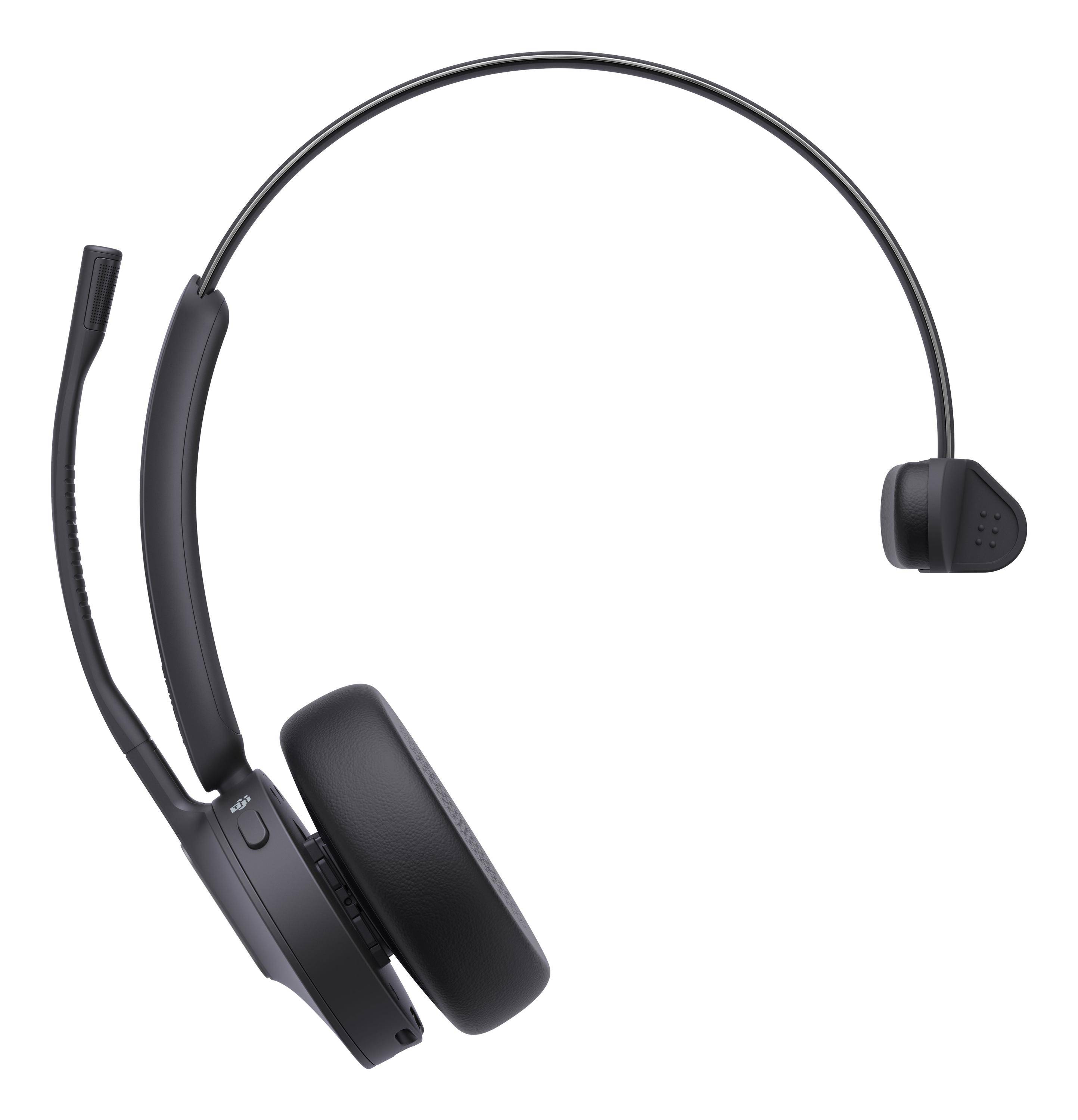 Yealink BH70 Mono Headset On-Ear Bluetooth kabellos Adapter USB-C via Schwarz Zertifiziert für Microsoft Teams-3
