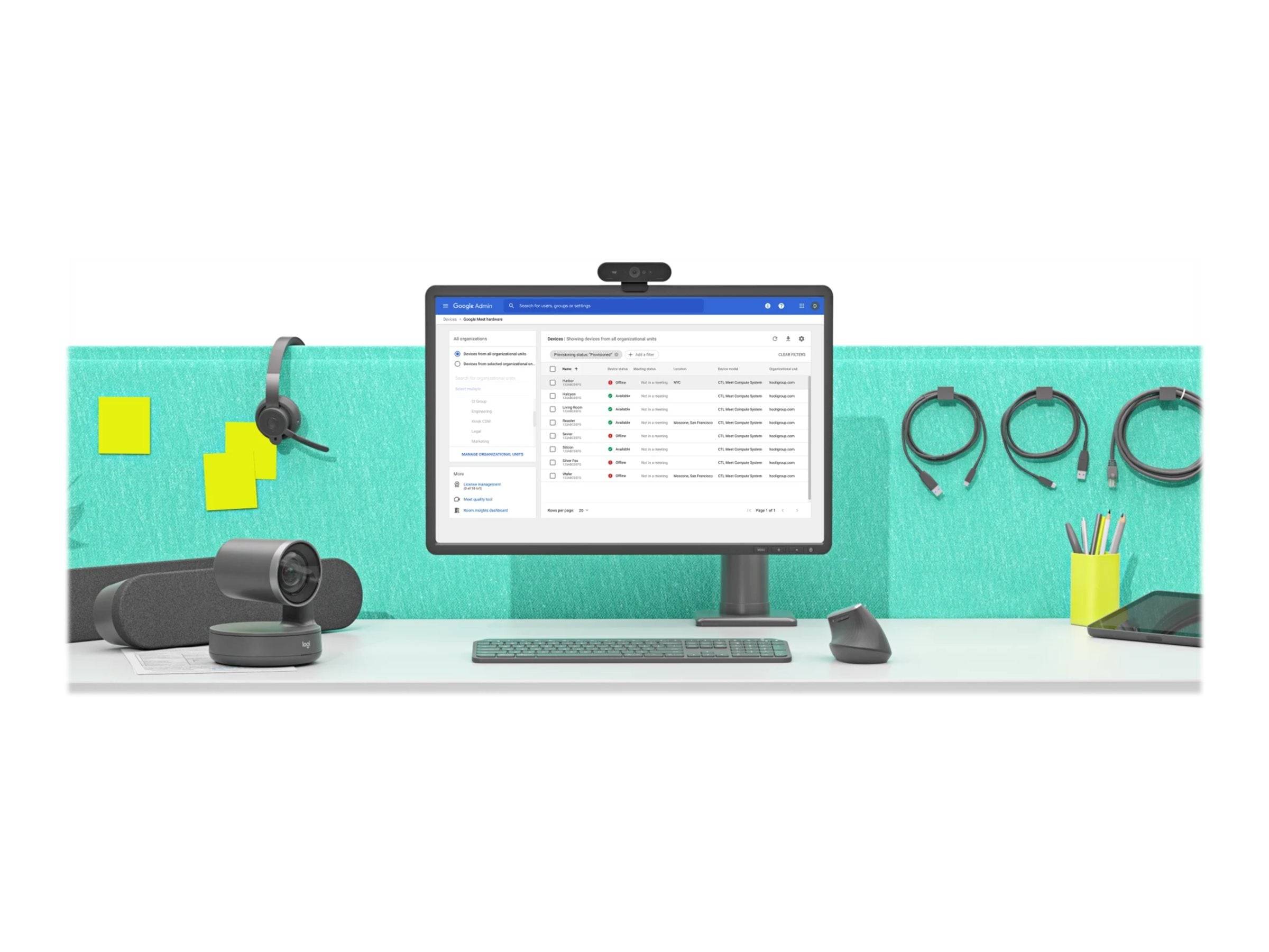 Logitech Large Microsoft Teams Rooms with Tap + Rally Plus + Intel NUC Kit für Videokonferenzen mit Pro NUC11TNKi5-2