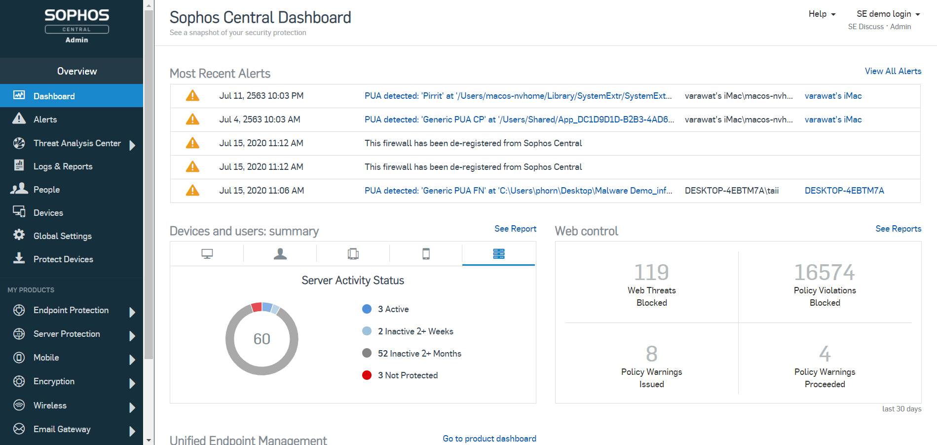 Sophos Central Intercept X Advanced for Server - Abonnement-Lizenz (4 Jahre)-2