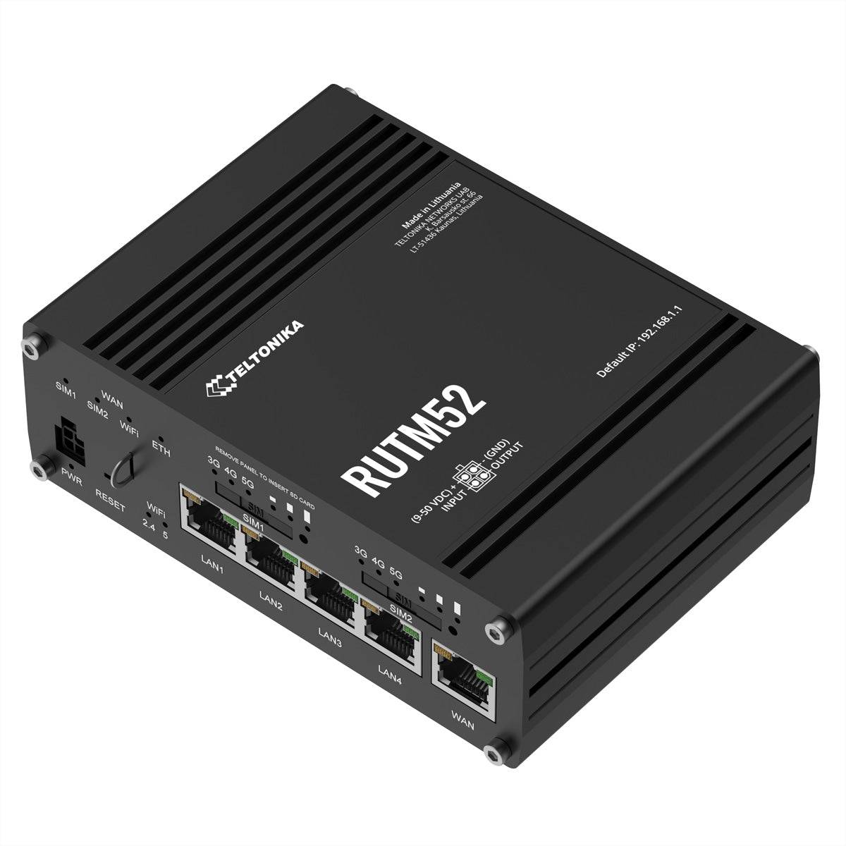 Teltonika · Router· RUTM52· Dual 5G RUTM52000000 - Router - WLAN-1