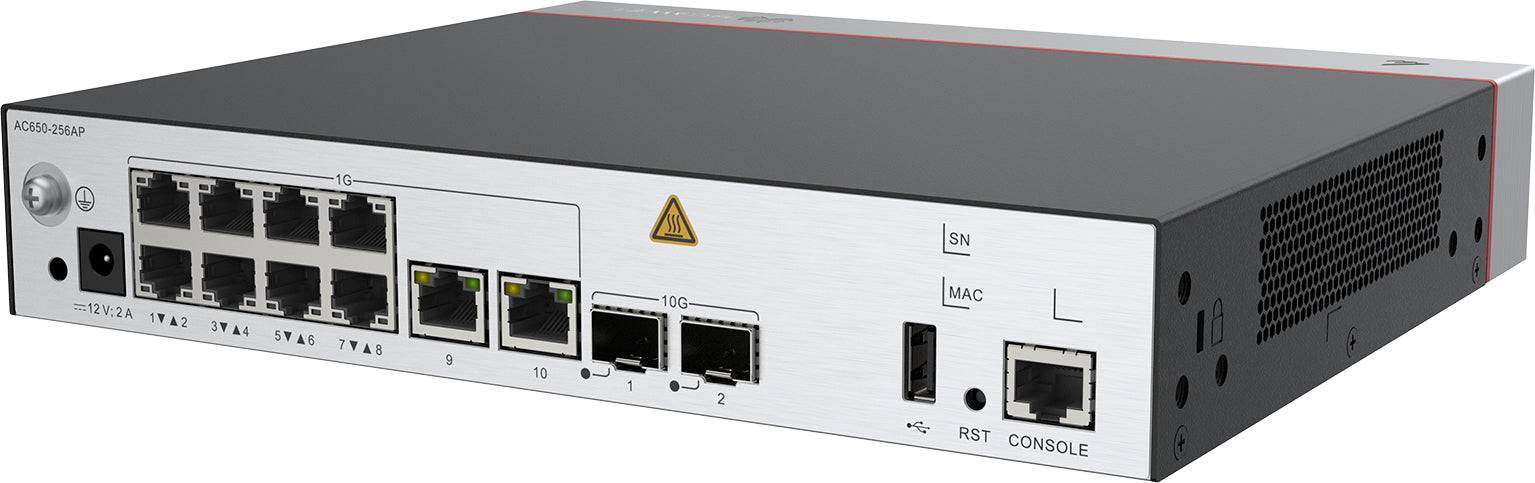 Huawei NetEngine AC650-256AP - Router - 10-Port-Switch - 10 GigE - WAN-Ports: 2-3