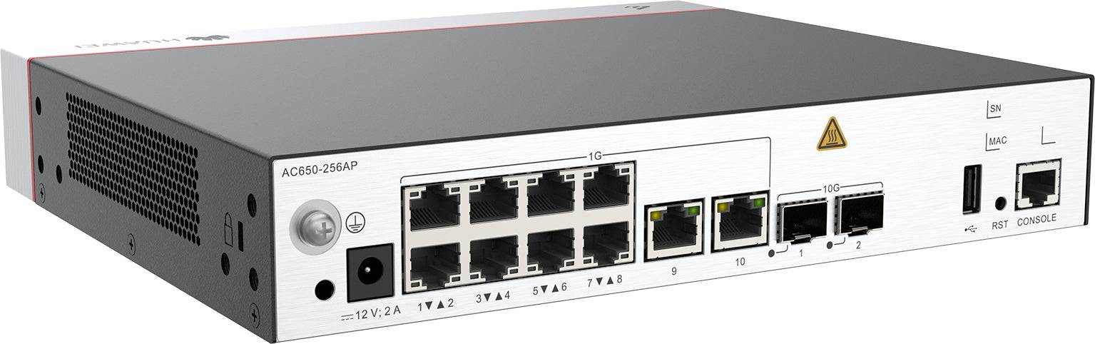Huawei NetEngine AC650-256AP - Router - 10-Port-Switch - 10 GigE - WAN-Ports: 2-4