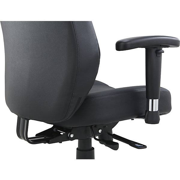 Bürostuhl Zenit höhenverstellbare Armlehnen Leder schwarz. TAKKT Industrial & Packaging GmbH 82859549-2