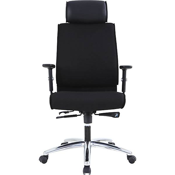 Bürostuhl Amer höhenverstellbare Armlehnen Stoff/Kunstleder schwarz. TAKKT Industrial & Packaging GmbH-1