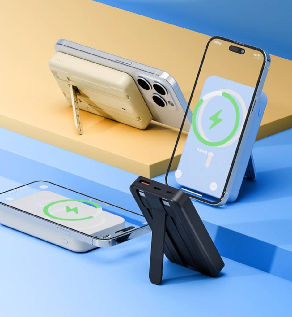 Powerbank Magnetic mit Kabel 10000mAh S-4