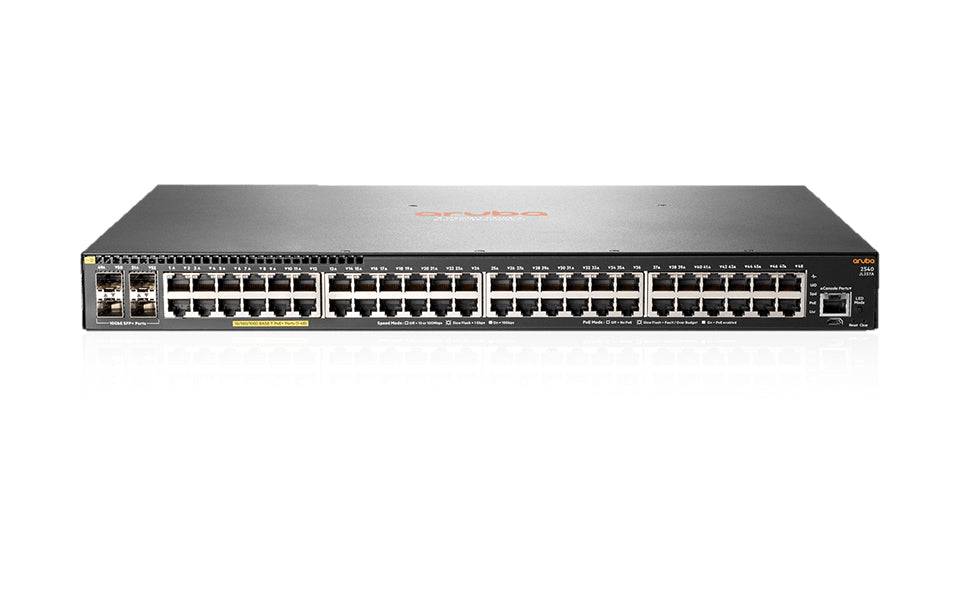 HPE Aruba 2540 48G PoE+ 4SFP+ - Switch - managed - 48 x 10/100/1000 (PoE+) + 4 x 10 Gigabit Ethernet / 1 Gigabit Etherne-2